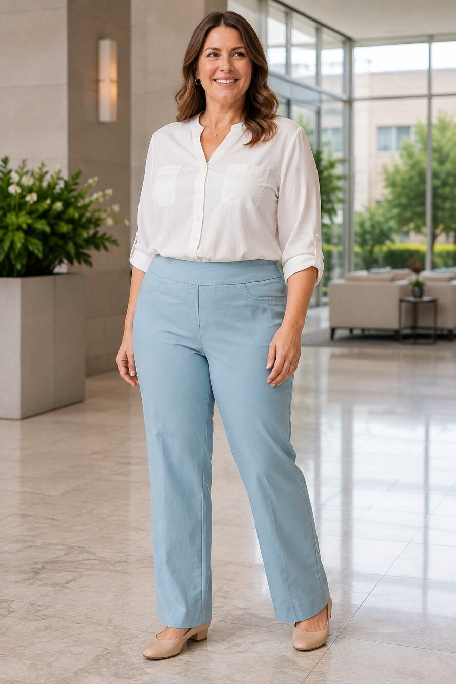 Ruby Rd Aqua Slimming Contour Waist Pants Size 18 NW